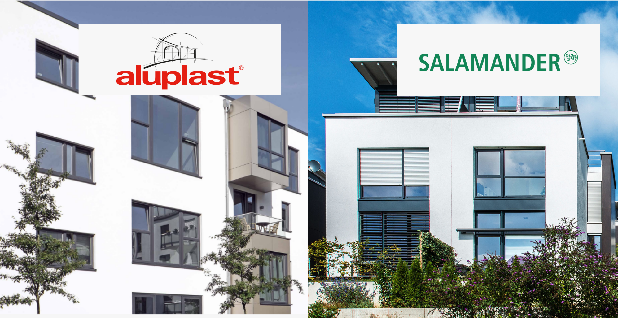 Aluplast- oder Salamander-Fenster