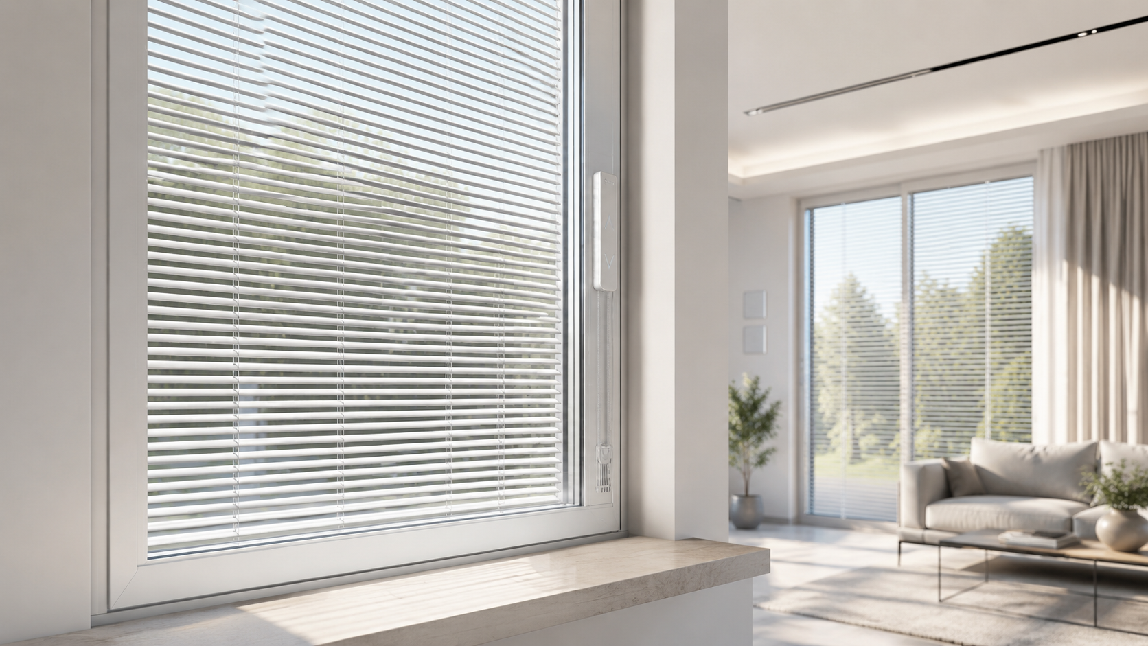 In-Glas-Jalousien – moderne Fensterabdeckung