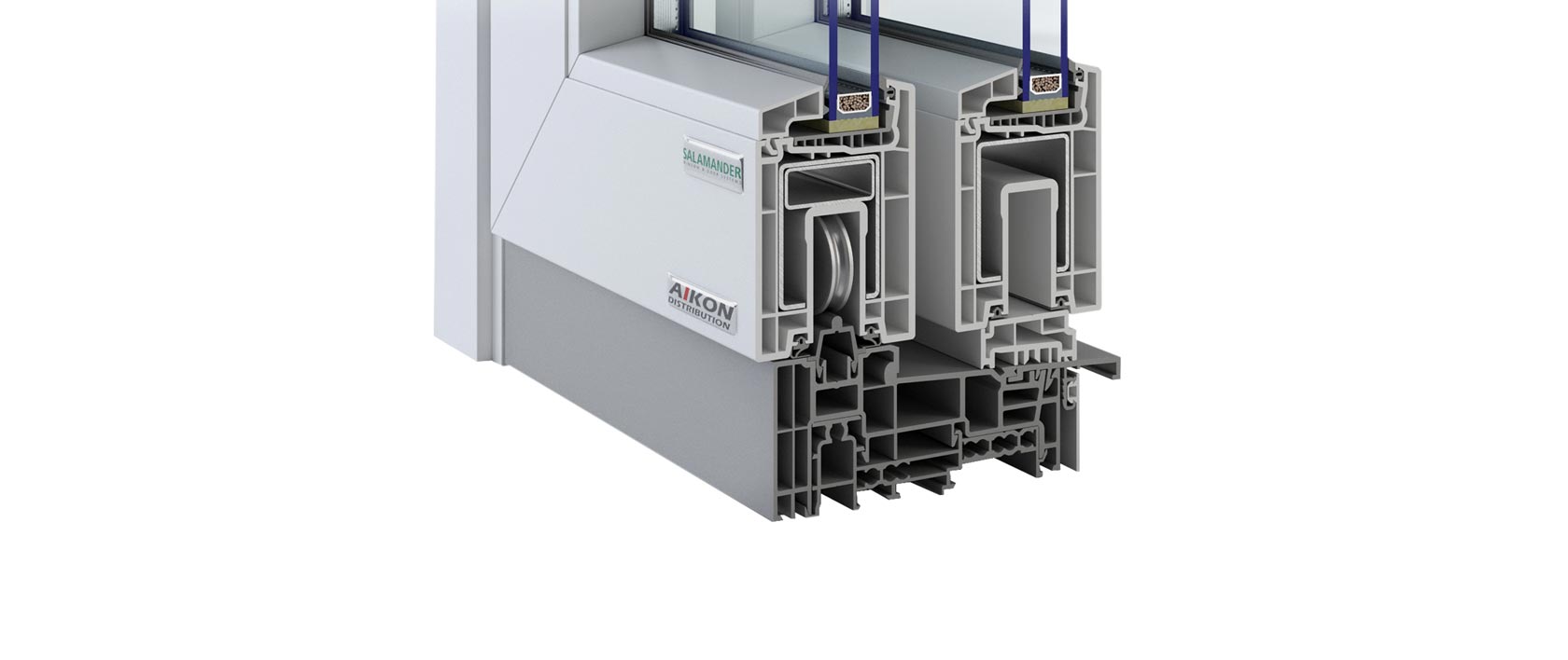 Salamander HST Hebeschiebetür: leicht, funktional | Aikon Distribution