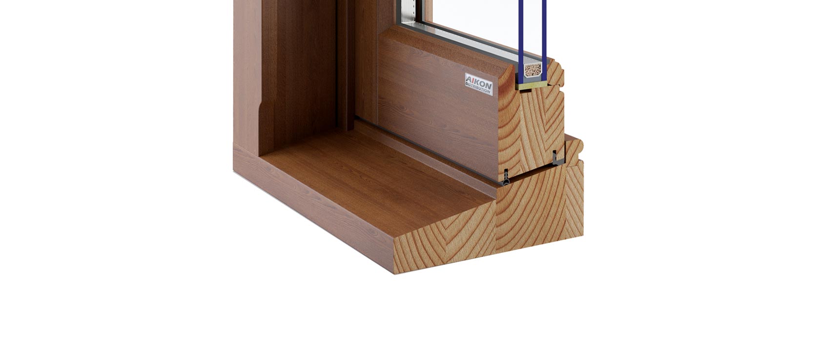 Englische Fenster Sash | vertikal Schiebensystem | Aikon Distribution