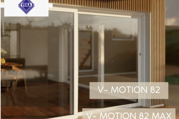Neu! Terrassentüren V- MOTION 82 und V- MOTION 82 MAX