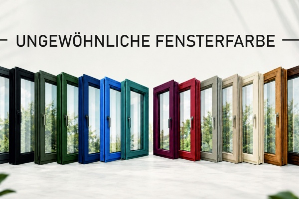 Ungewöhnliche Fensterfarbe? Kundenspezifische Projekte